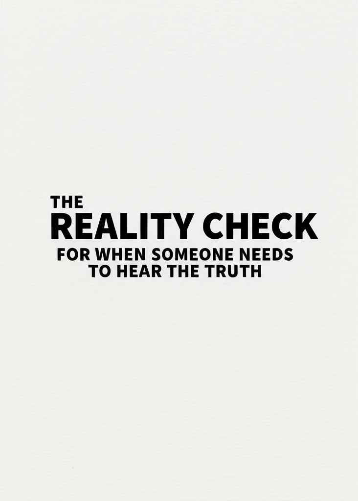 The Reality Check