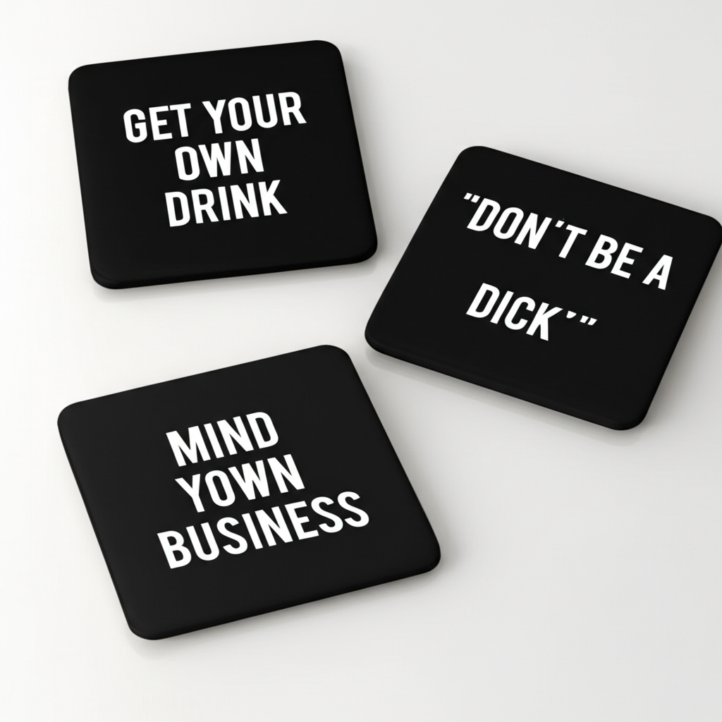 Inappropriate Coasters